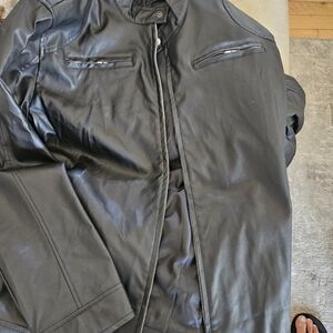 Men's Black Leather Jacket